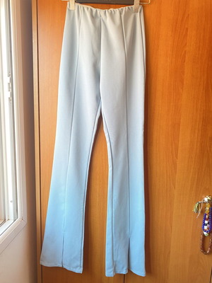 Blue flare pants, size S