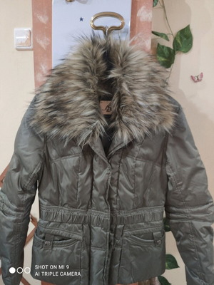 BB Collection Italian jacket with goose down, like new, olive color