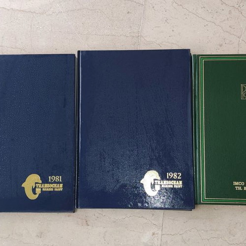 Vintage diaries used, pack of 3