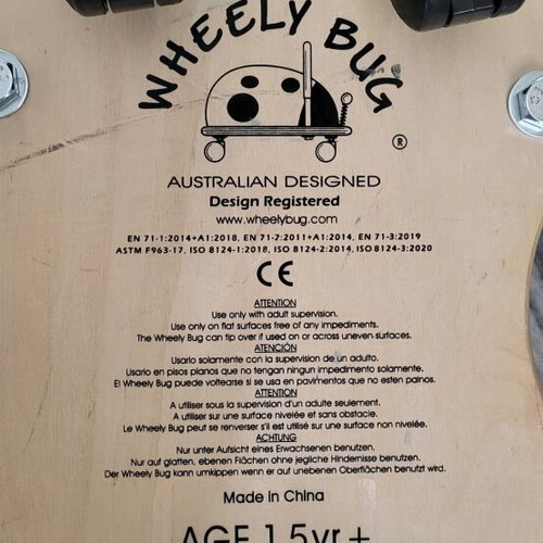 Wheely Bug tiger ride-on walker used