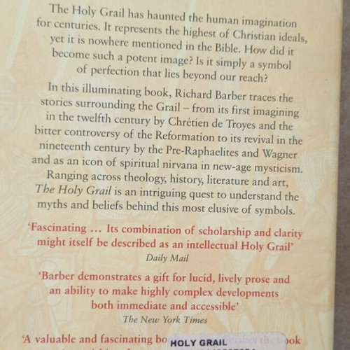 The Holy Grail book used in English