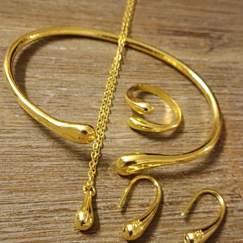 Women's jewelry set 925 gold plated new