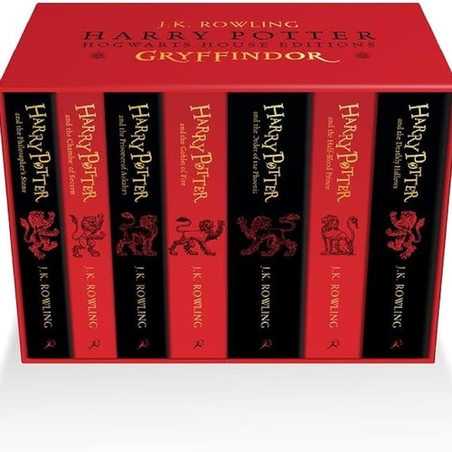 Harry Potter Gryffindor House Edition paperback set like new