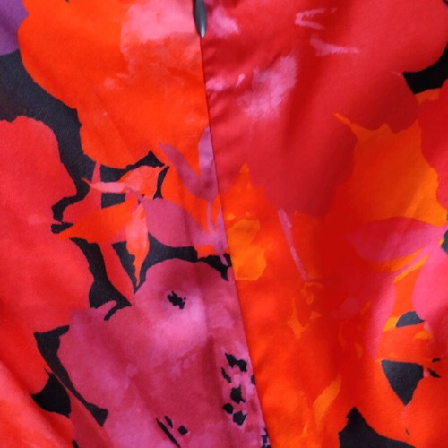 Maxi summer floral dress Shein size M like new, red pink