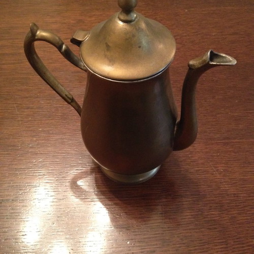 Bronze pitcher used, height 23 cm