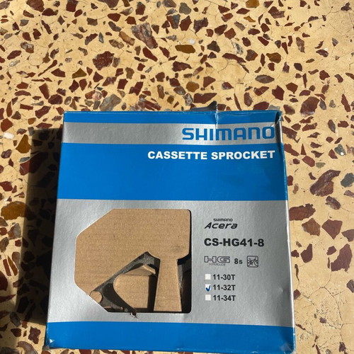Shimano CS-HG-41-8 cassette brand new