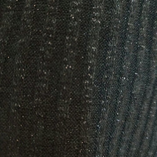 Knitted lurex dress new, black and silver, one size