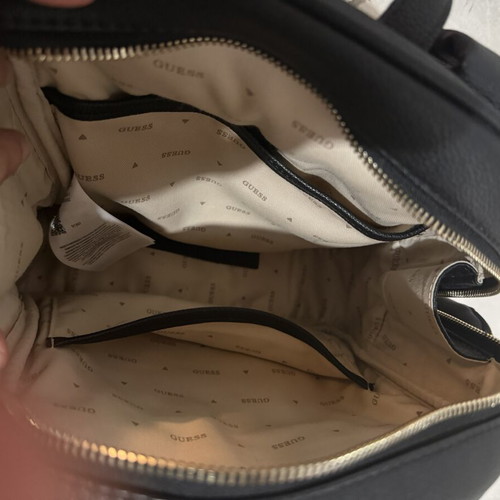 Guess backpack black, like new, medium size