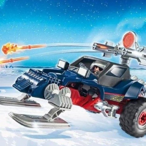 Playmobil 9058 Ice Pirate with Blue Snow Vehicle and Figure new
