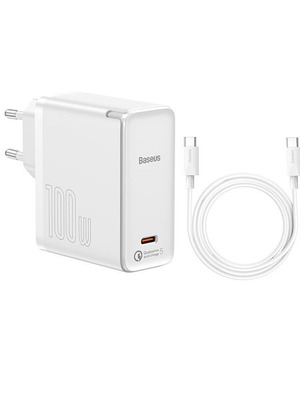 Baseus GAN2 Fast Charger 1C 100W QC 5.0 with Type C Cable
