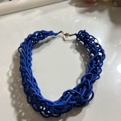 Handmade blue necklace like new