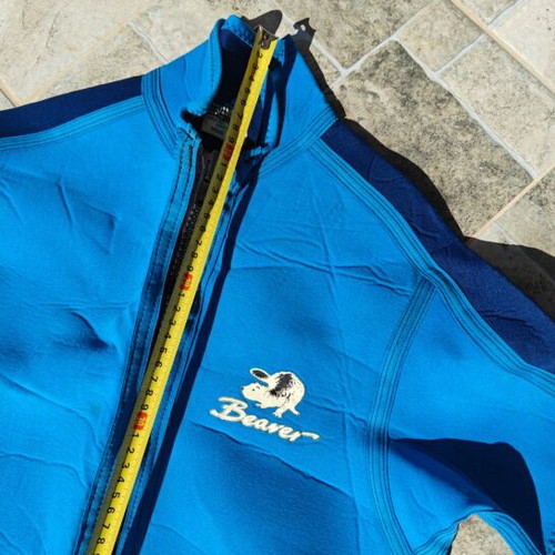 Beaver zip up wetsuit used for diving and swimming