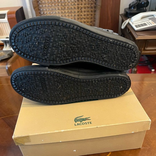 Lacoste boots size 38 black like new