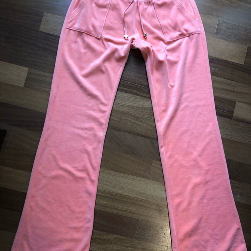 Mymoo pink-coral velour tracksuit like new, size M/L