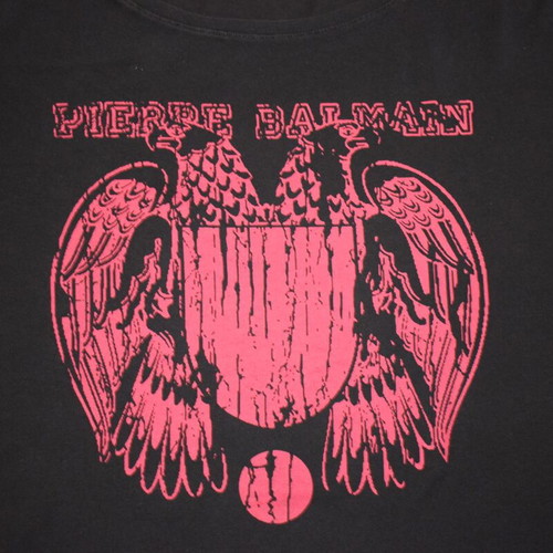 Pierre Balmain t-shirt size M used, black and red