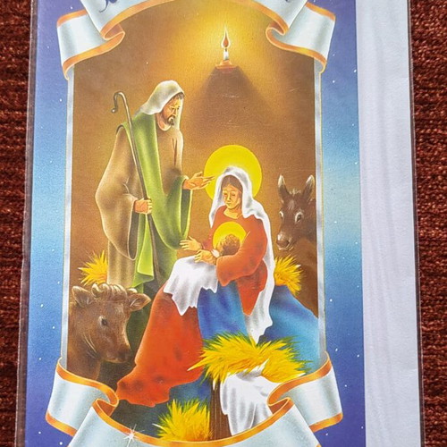 Vintage Christmas greeting cards, set of 8