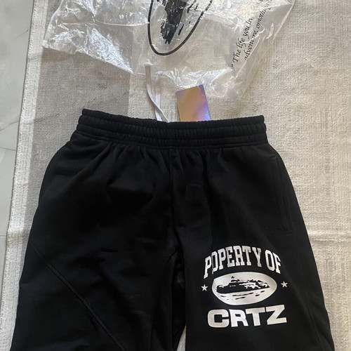 Corteiz Property Of Black Sweat Shorts Size L Brand New