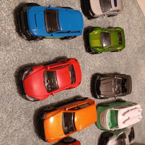 Toy cars like new, pack of 10 pieces