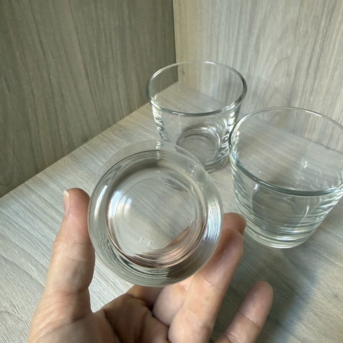 Set of 3 classic lowball glasses, 230 ml