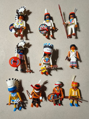 Playmobil 10 ινδιάνοι φουλ σετ σαν καινούργιο