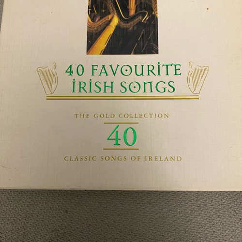40 Favourite Irish Songs CD used, traditional