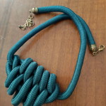 Knitted necklace unused