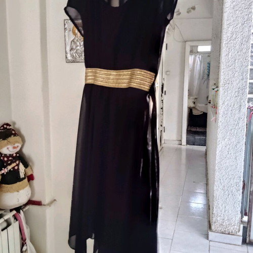 Fantasy asymmetrical black dress like new