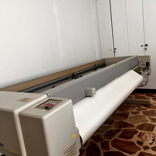 Gerber AccuPlot 300 plotter table used with ink bottles and accessories