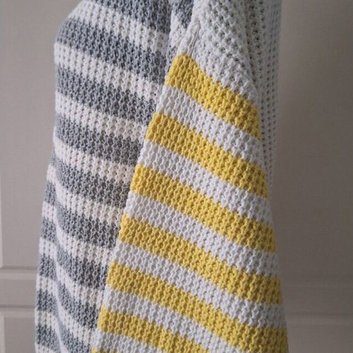 Lucifair women's three-color knitted sweater with stripes like new