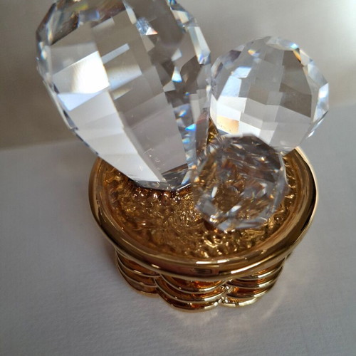 Swarovski cactus in pot new