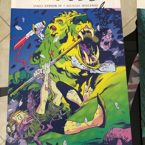 The Woods set of 8 comics new, signed by Michael Dialynas