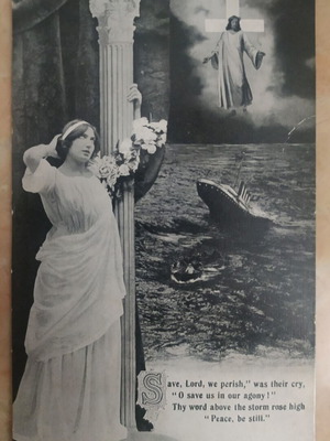 Titanic old used collectible postcard