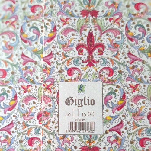 Stationery set and notebooks with Florentine design new