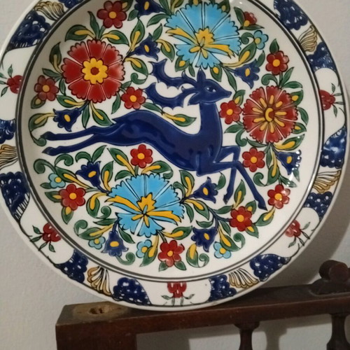 Handmade plates hand-painted like new