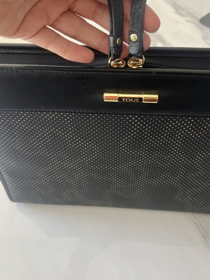 Tous luxury black document organizer briefcase