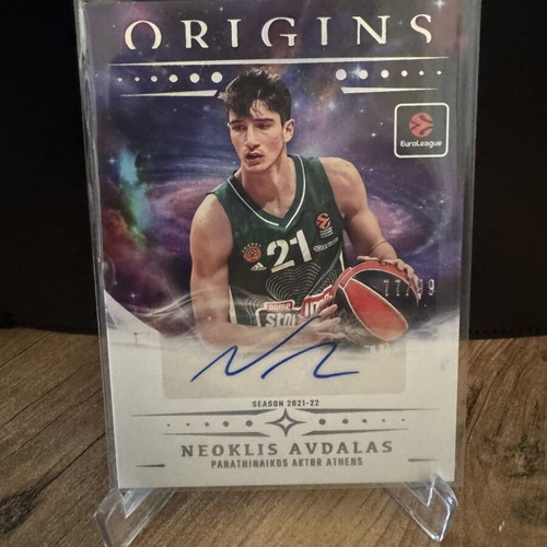 Panini Origins Euroleague 2025-26 Neoklis Avdalas auto numbered /99 card