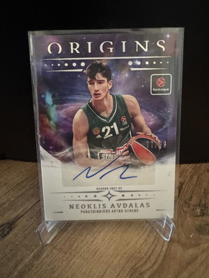 Panini Origins Euroleague 2025-26 Neoklis Avdalas auto numbered /99 card