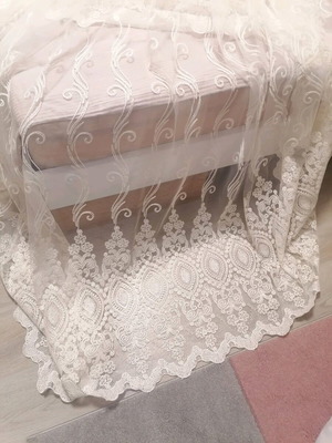Curtains new ecru color 3.00/2.50 m