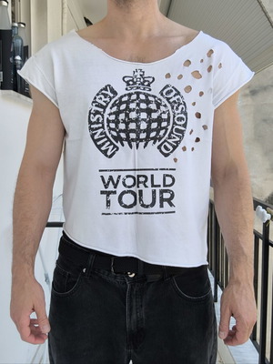 Ministry of Sound World Tour 2012 тениска като нова, размер M, бяла