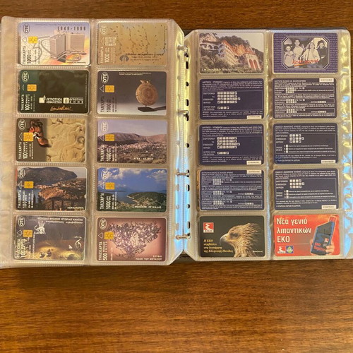Phone cards set of 420 pieces like new with album