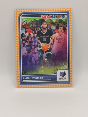 Κάρτα Ziaire Williams Panini Haunted Hoops 2023-24 καινούργια, Orange #260