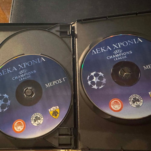 Ten Years Greek Teams in Champions League 1994–2004 4 DVD used