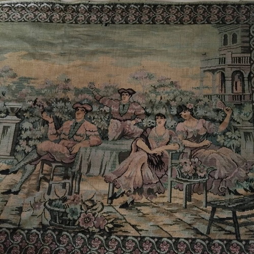 Vintage wall tapestry used with romantic scene 1.80x1.00m