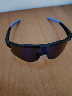 Techsuit γυαλιά ποδηλασίας 9963 σαν καινούργια, μπλε φακοί, μαύρος σκελετός