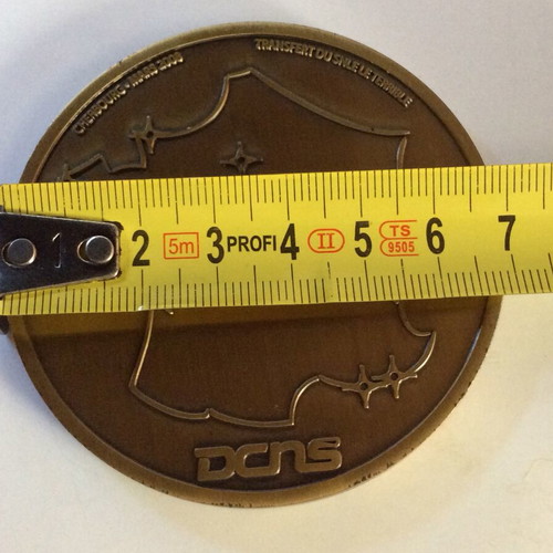 DCNS commemorative medal for nuclear submarine LE TERRIBLE like new