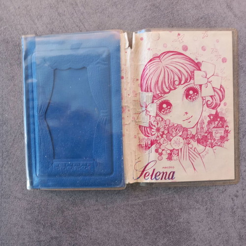 Vintage KUTSUWA Selena Plastic Case used, Macoto Takahashi Illustration