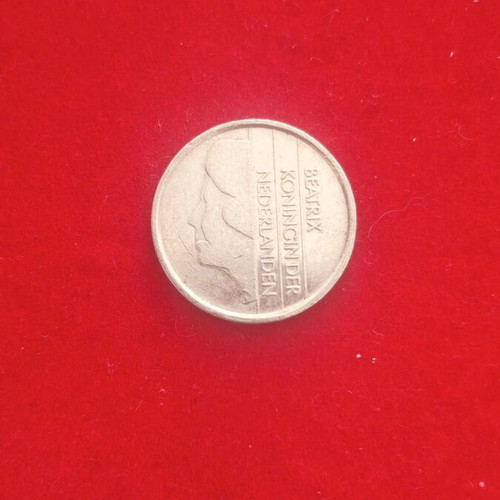 Netherlands 25 Cents Coin used