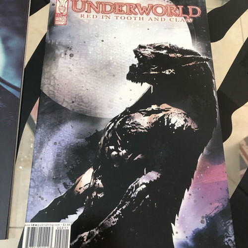 Underworld Set of 4 NM/M Movie Adaptation Prestige Format and Red in Tooth and Claw 1-3 IDW Comics new