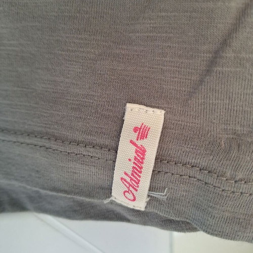Admiral cotton women's sports shirt size L like new, gray