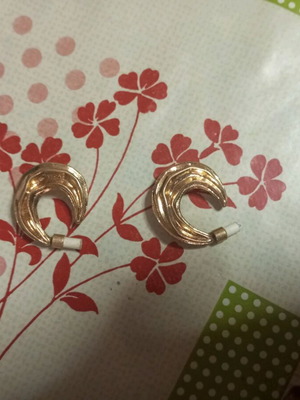 Zara gold-plated earrings like new